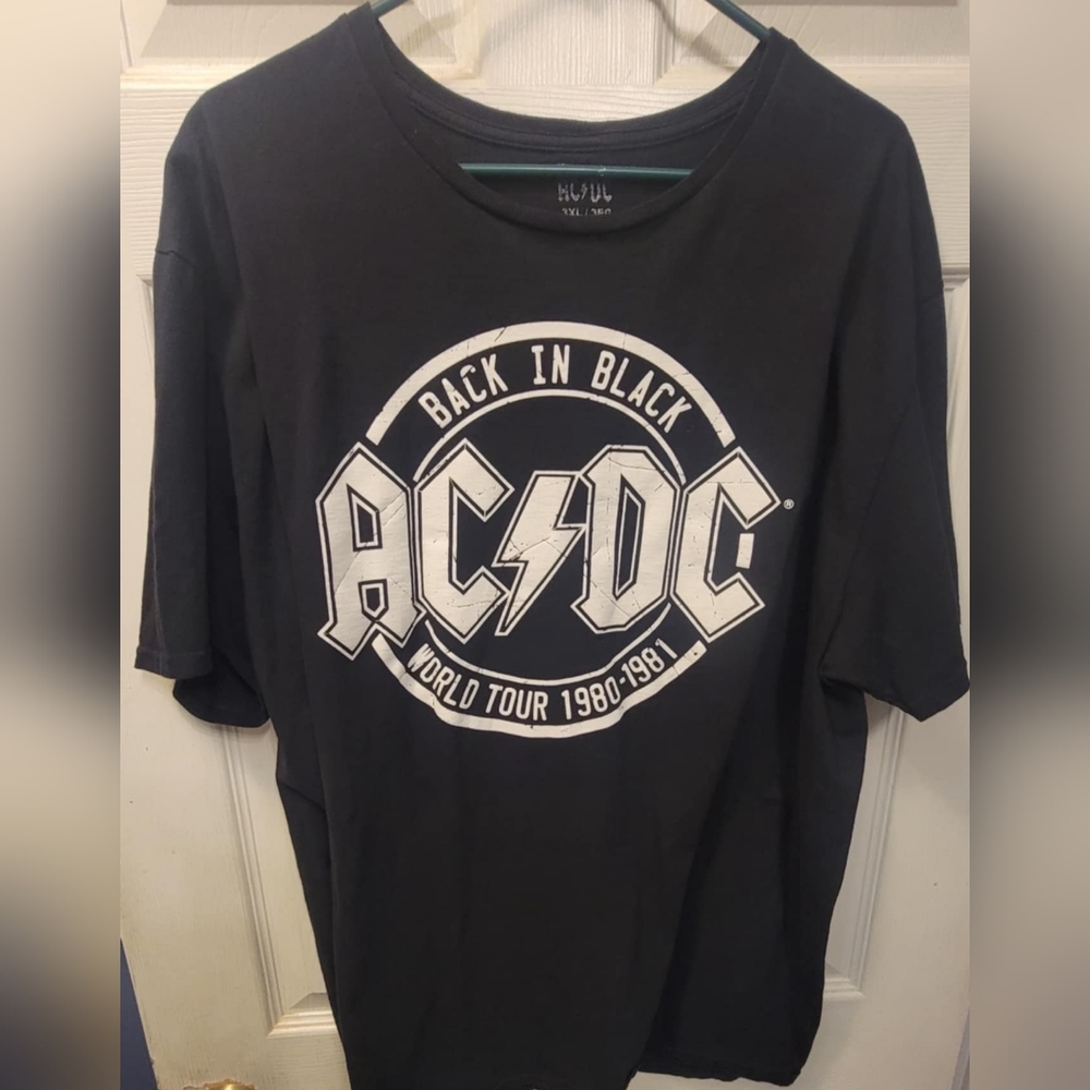 ACDC Back in Black World Tour T-Shirt 3XL